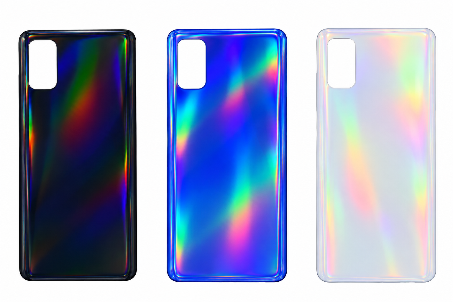 Compatible Replacement for Samsung Galaxy A41 4G Back Panel – Black, Blue & White